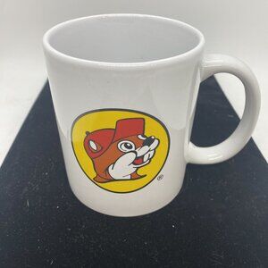 BUC-EE'S IT'S A BEAVER Coffee Mug Tea 4" Souvenir Used White